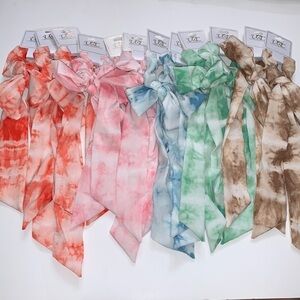(12 pc.)- Unlimited Beauty Care Tie Dye Hair Accessories‎